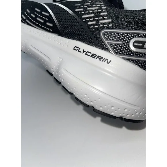 Tried On Brooks Womens Glycerin 20 1203691B059 Black Running Sneakers Size 6 B - Picture 8 of 13